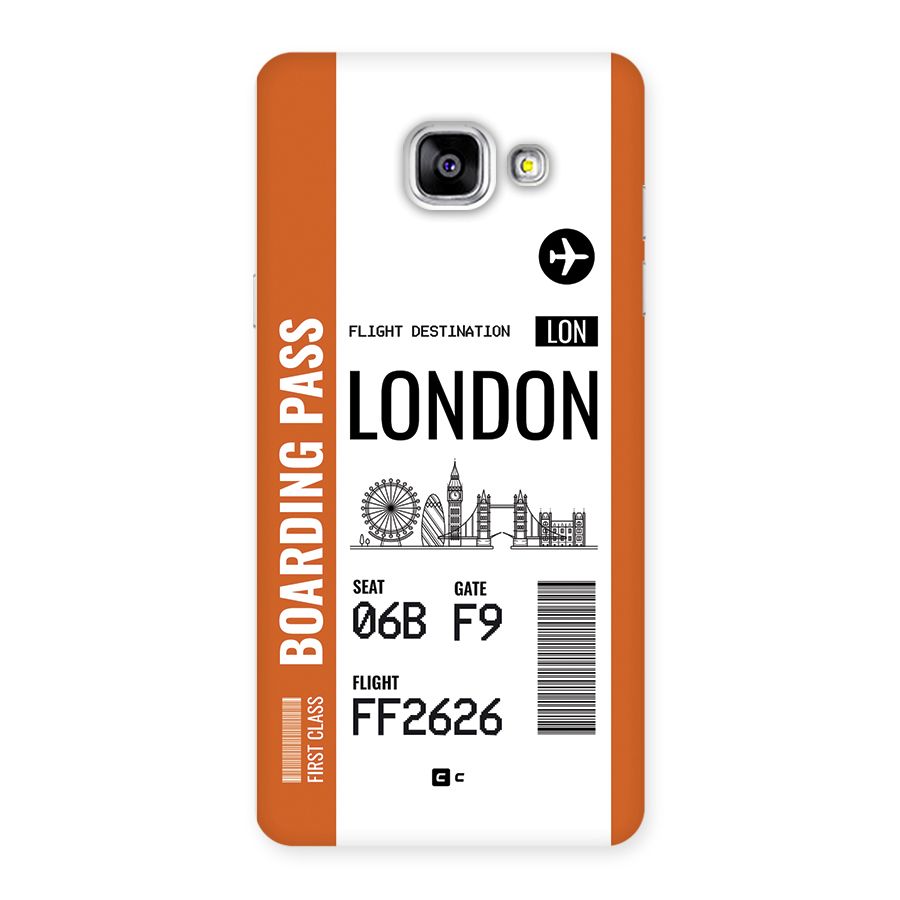 London Boarding Pass Back Case for Galaxy A5 (2016)
