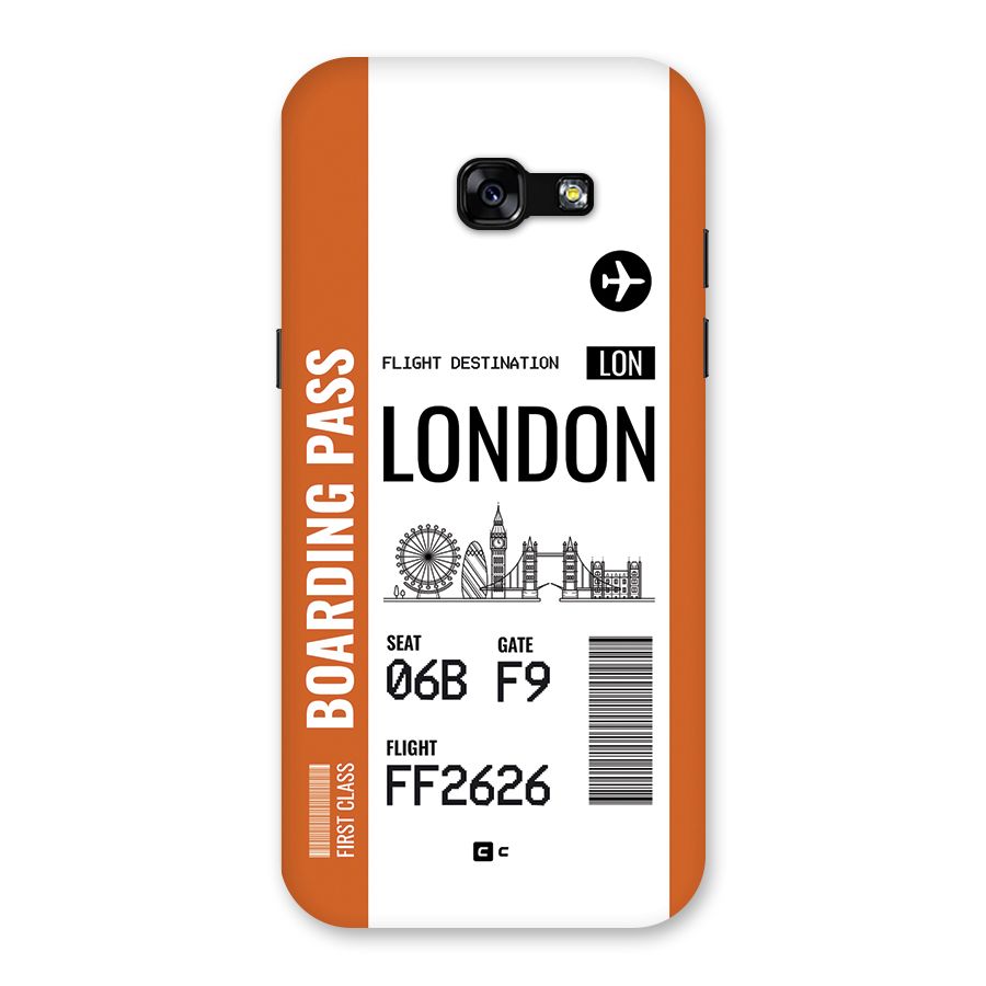 London Boarding Pass Back Case for Galaxy A5 2017