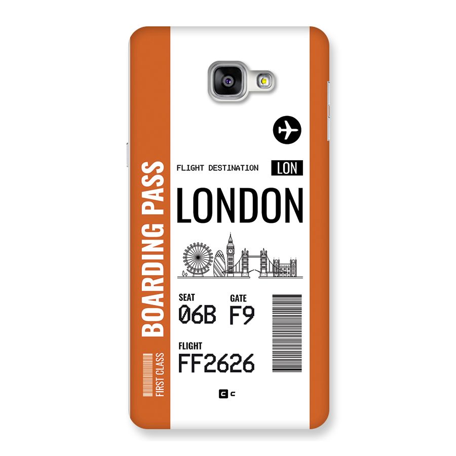 London Boarding Pass Back Case for Galaxy A9
