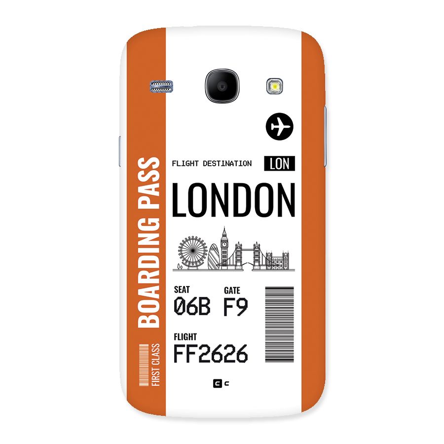 London Boarding Pass Back Case for Galaxy Core