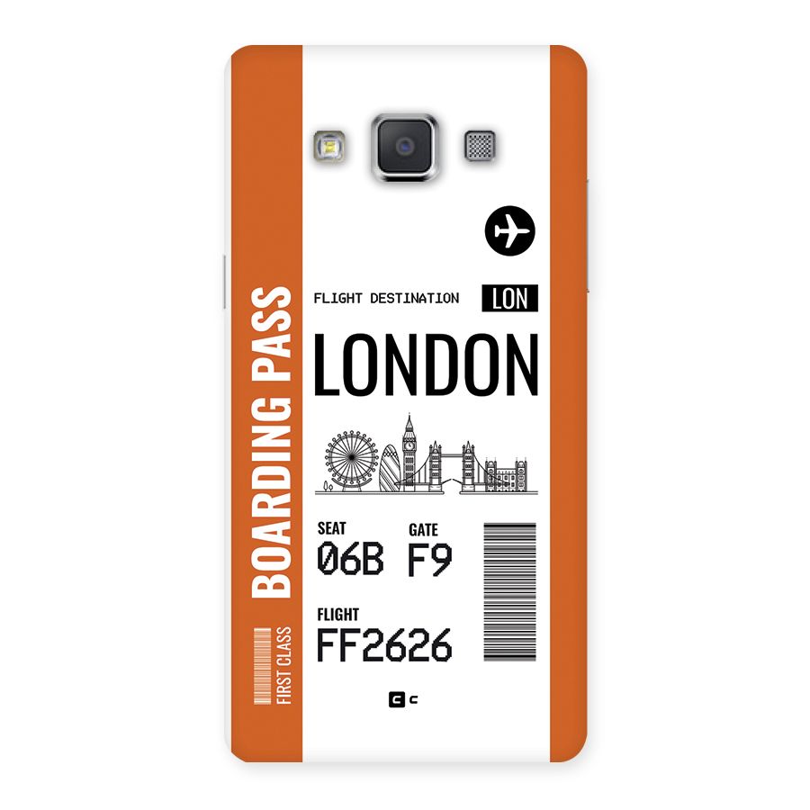 London Boarding Pass Back Case for Galaxy Grand Max