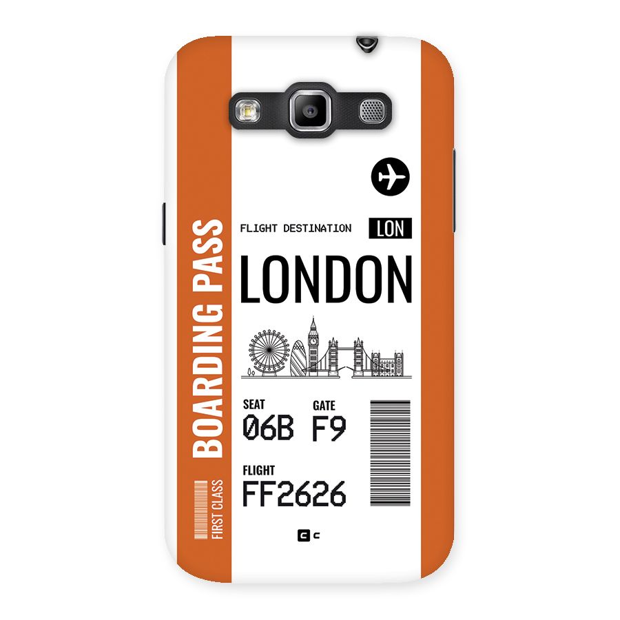 London Boarding Pass Back Case for Galaxy Grand Quattro