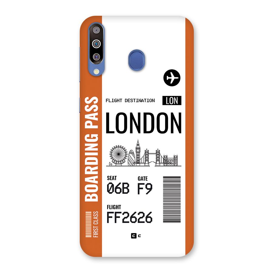 London Boarding Pass Back Case for Galaxy M30