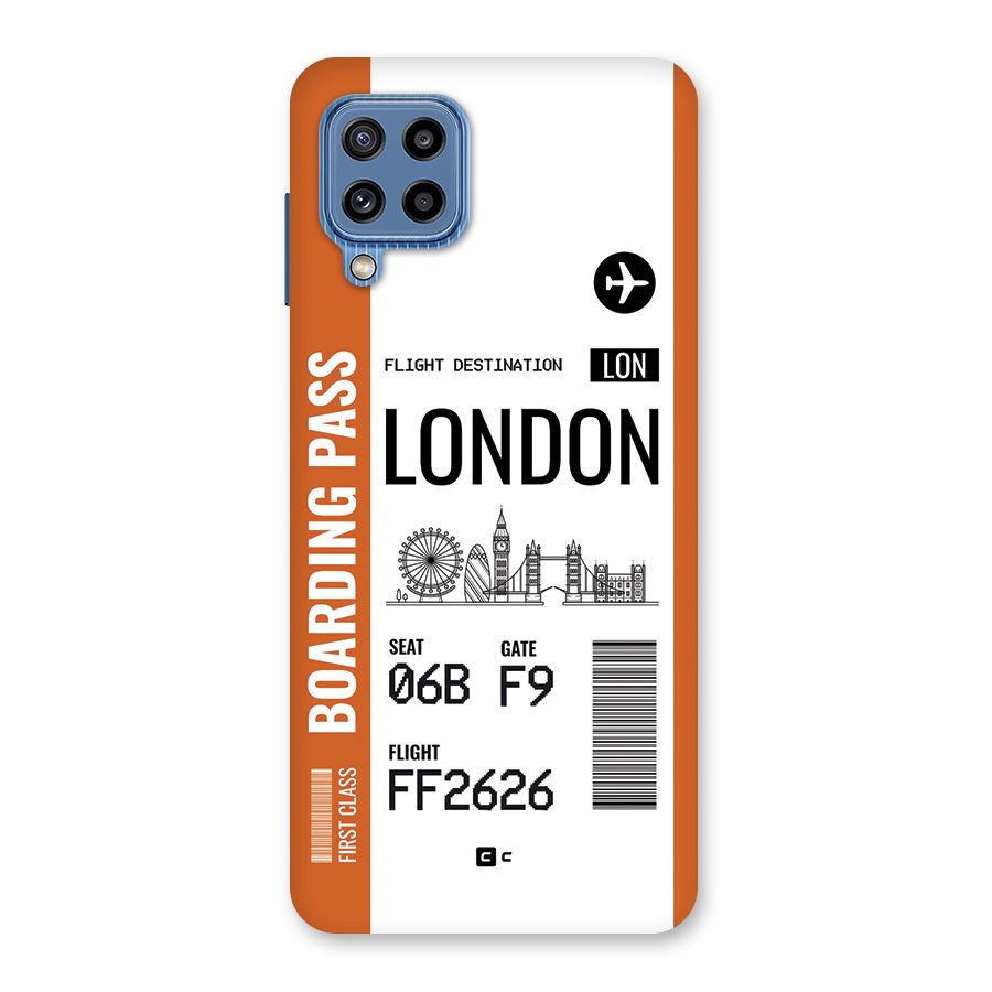 London Boarding Pass Back Case for Galaxy M32