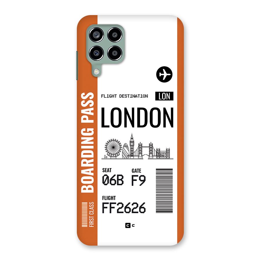 London Boarding Pass Back Case for Galaxy M33