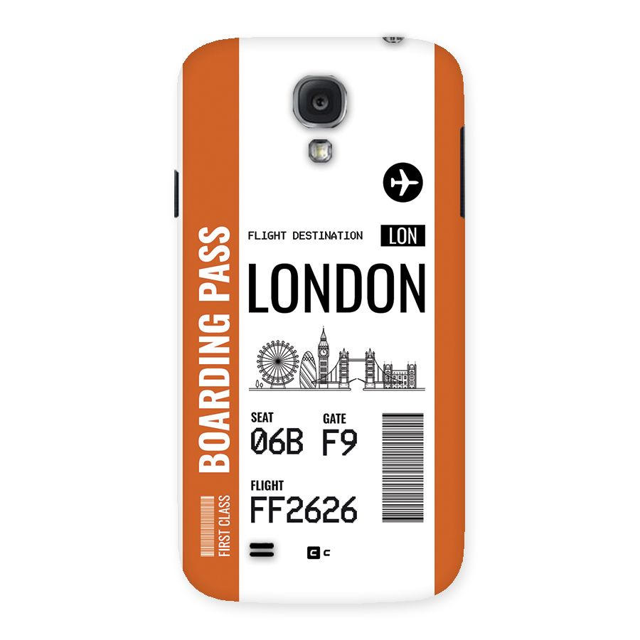 London Boarding Pass Back Case for Galaxy S4