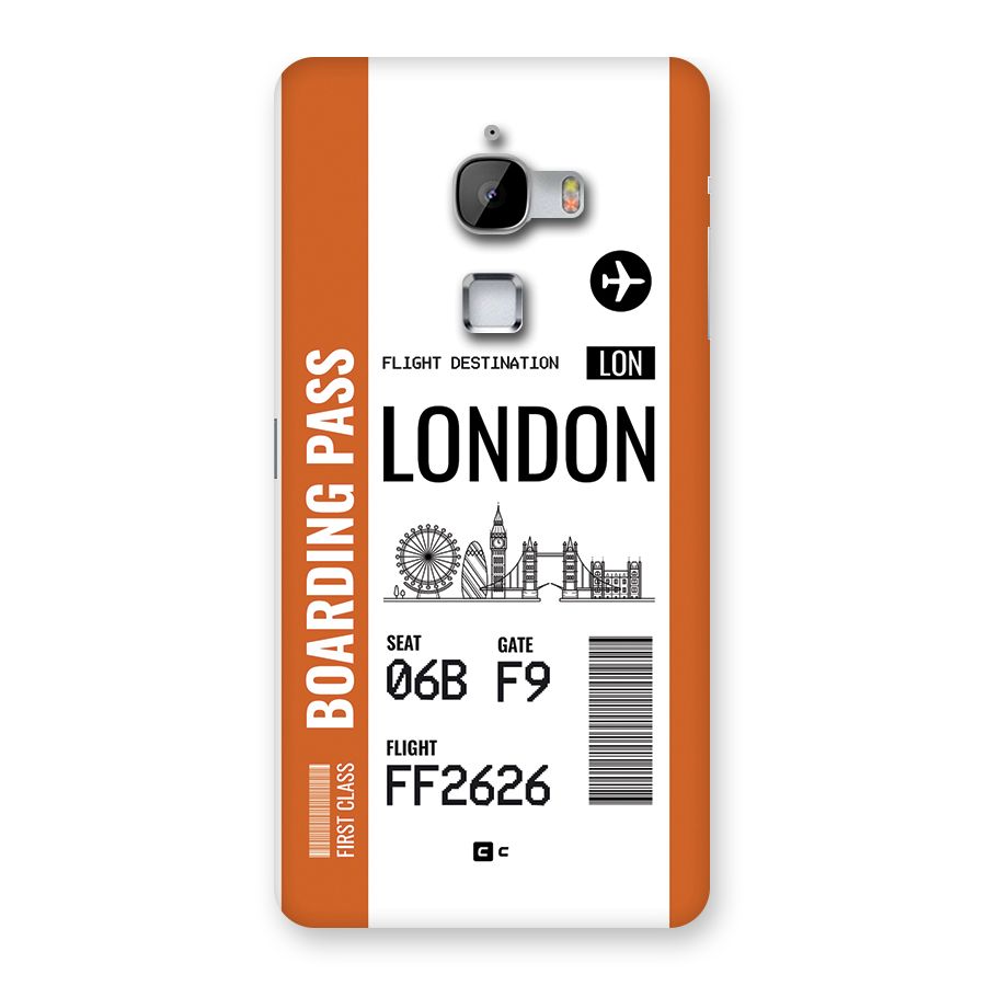 London Boarding Pass Back Case for LeTV Le Max