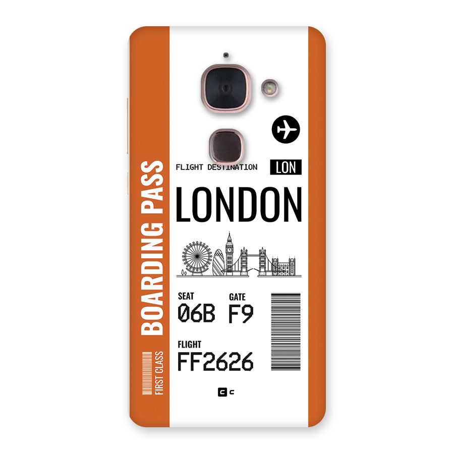 London Boarding Pass Back Case for Le Max 2