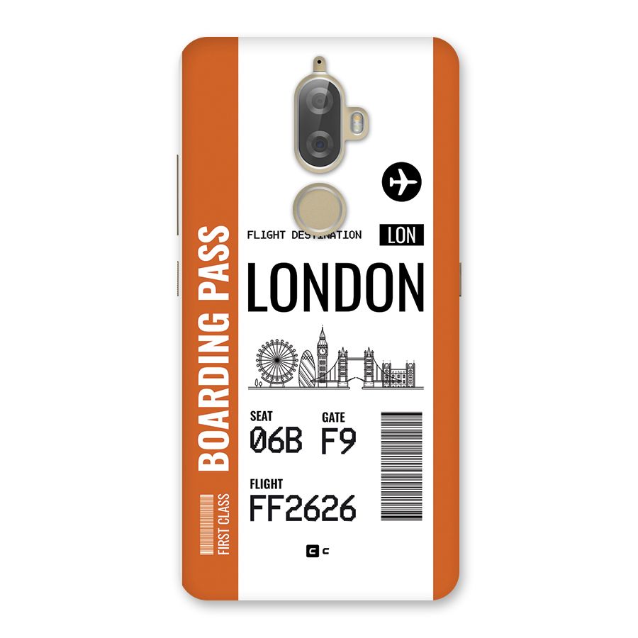 London Boarding Pass Back Case for Lenovo K8 Plus