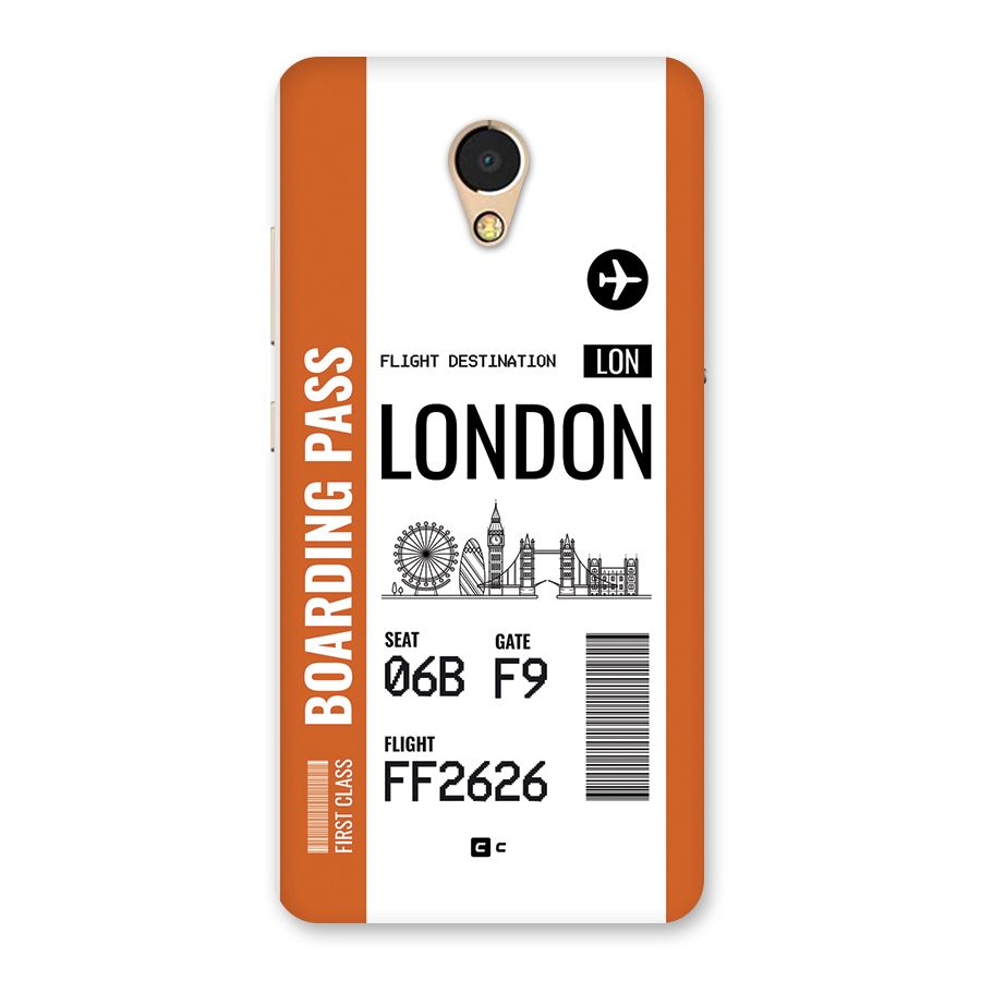 London Boarding Pass Back Case for Lenovo P2