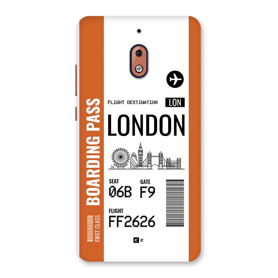 London Boarding Pass Back Case for Nokia 2.1