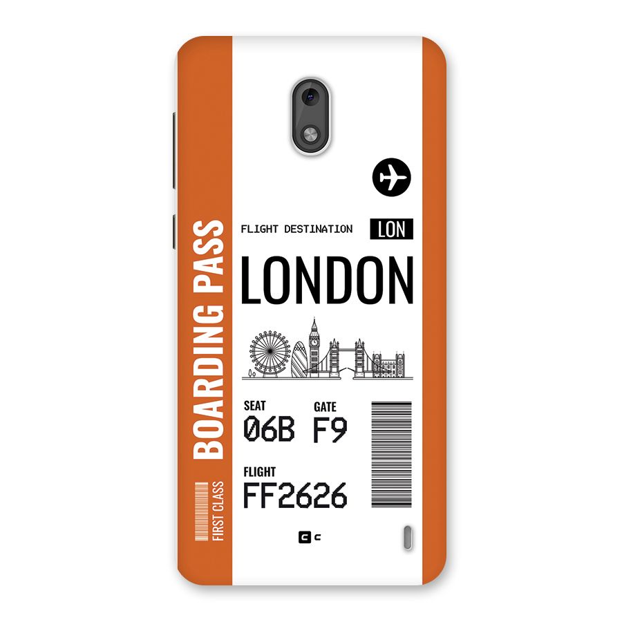 London Boarding Pass Back Case for Nokia 2