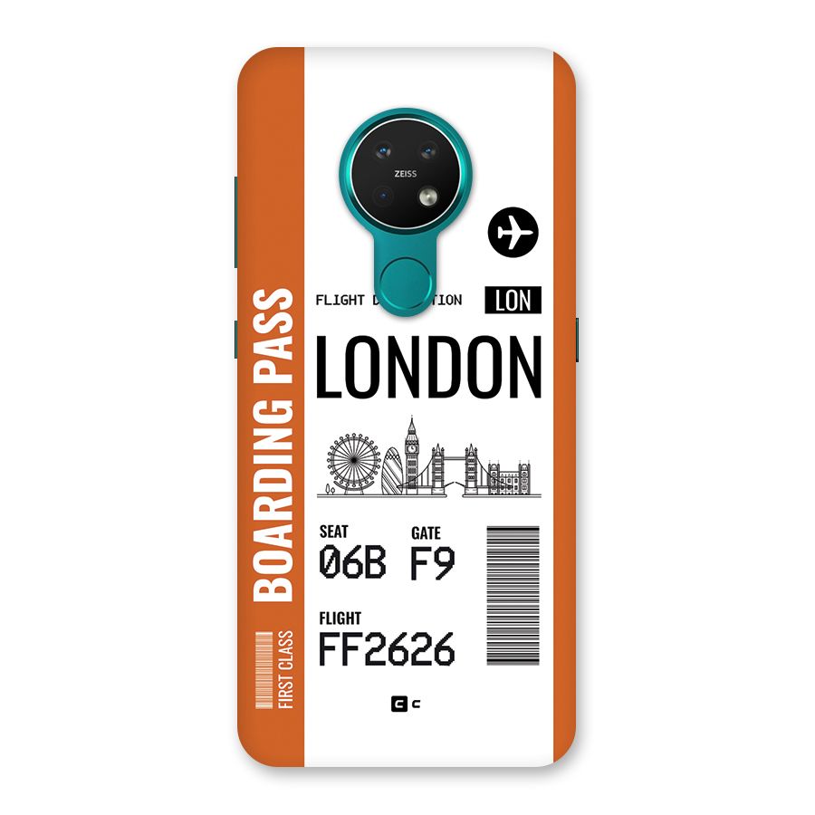 London Boarding Pass Back Case for Nokia 7.2