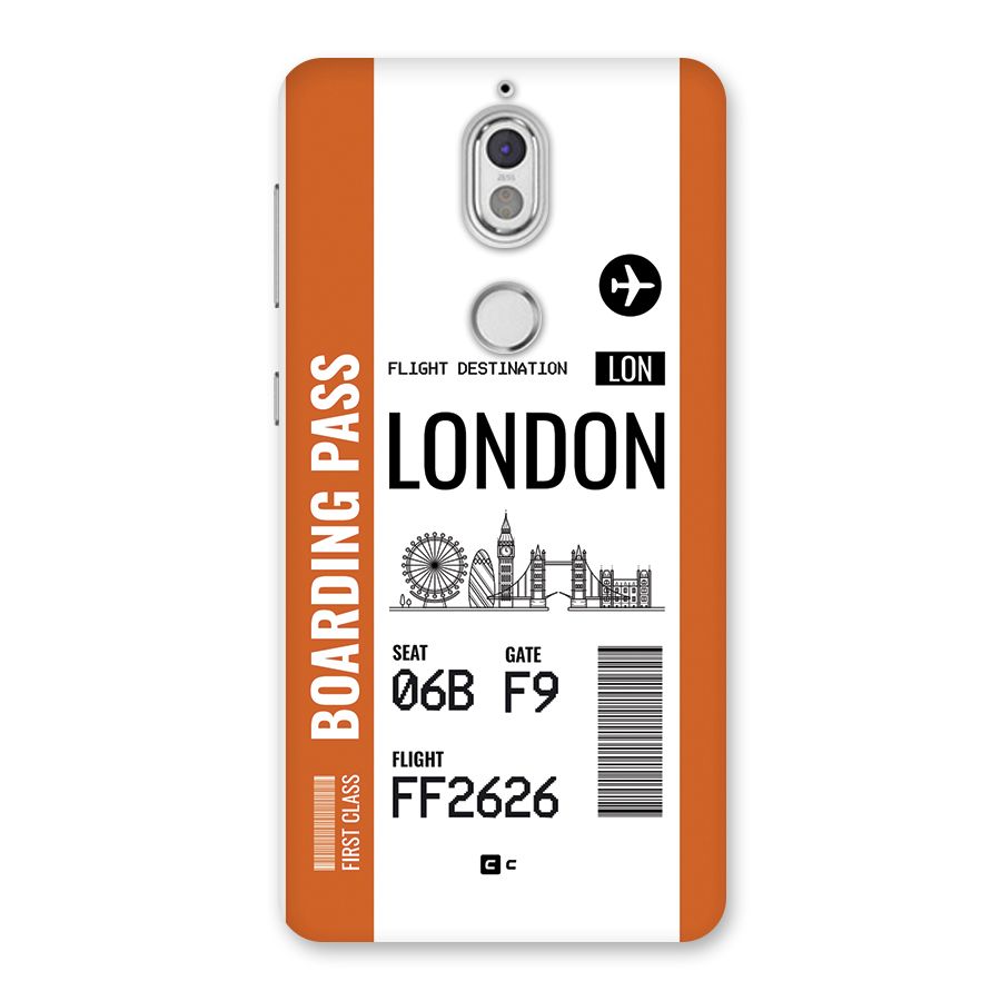 London Boarding Pass Back Case for Nokia 7