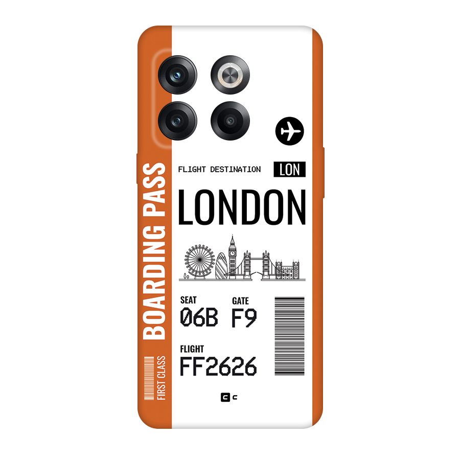 London Boarding Pass Back Case for OnePlus 10T