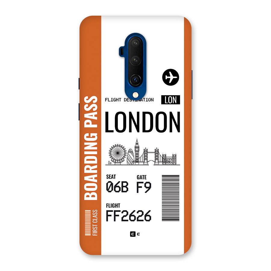 London Boarding Pass Back Case for OnePlus 7T Pro