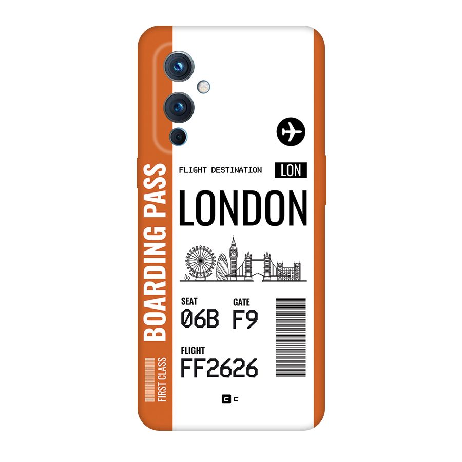 London Boarding Pass Back Case for OnePlus 9