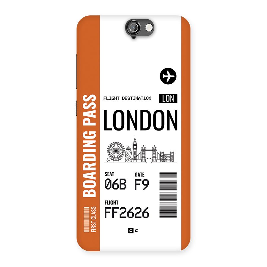 London Boarding Pass Back Case for One A9
