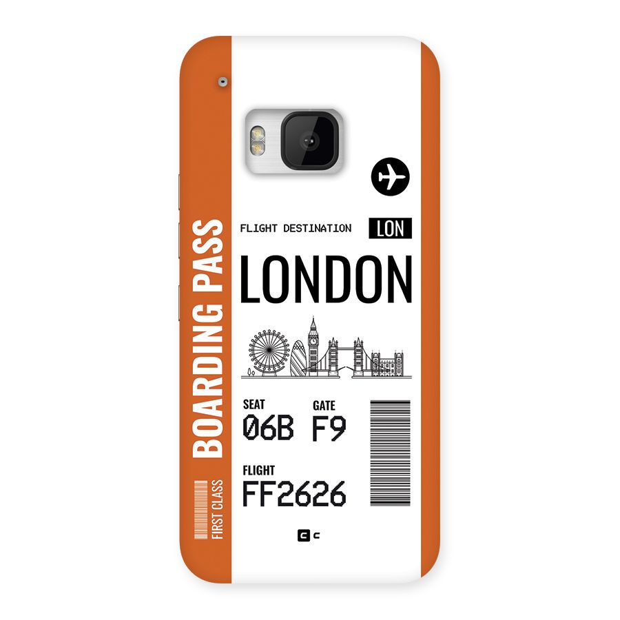 London Boarding Pass Back Case for One M9