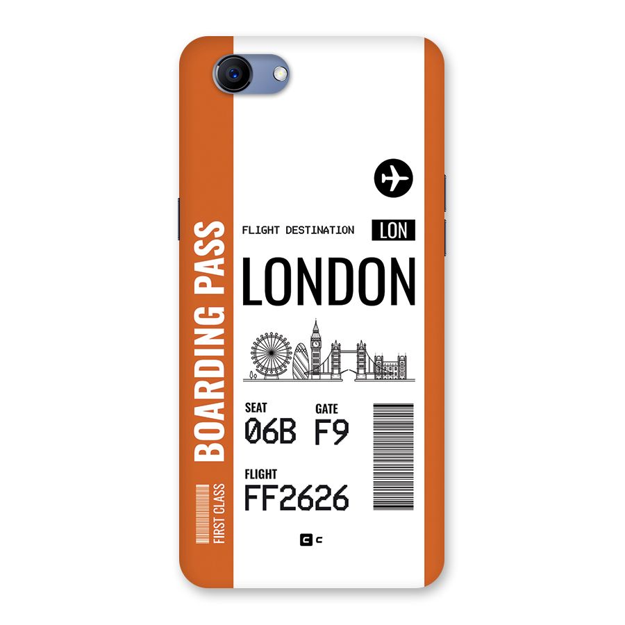London Boarding Pass Back Case for Realme 1