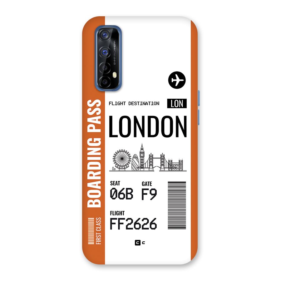 London Boarding Pass Back Case for Realme Narzo 20 Pro