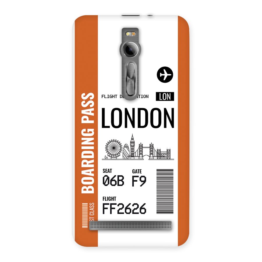 London Boarding Pass Back Case for Zenfone 2