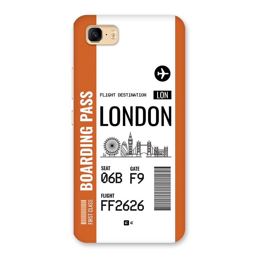 London Boarding Pass Back Case for Zenfone 3s Max