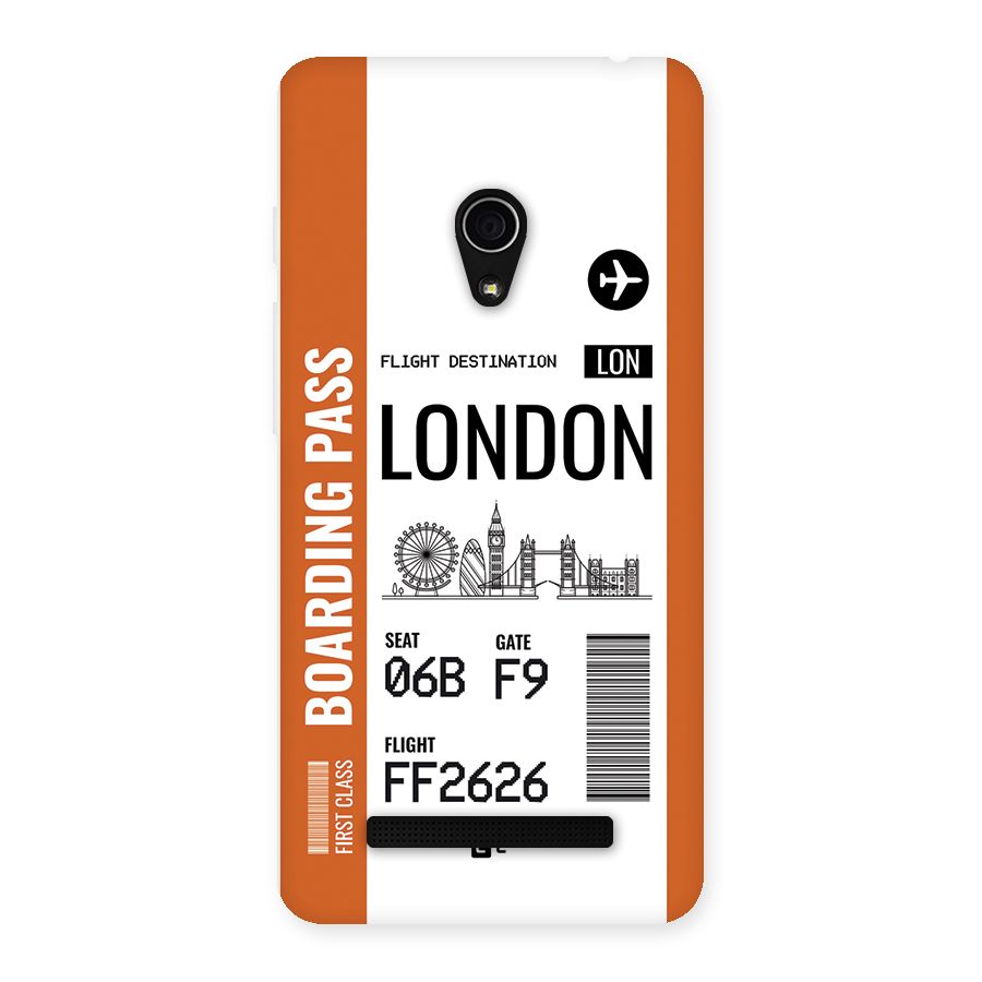 London Boarding Pass Back Case for Zenfone 5