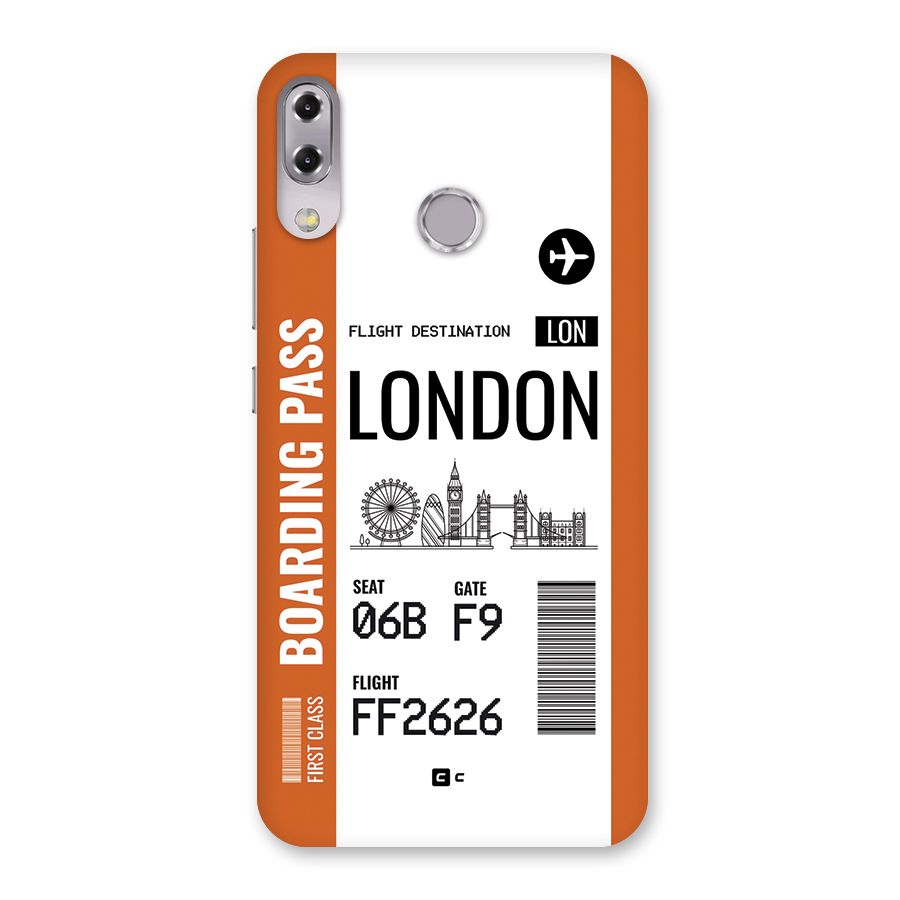 London Boarding Pass Back Case for Zenfone 5Z