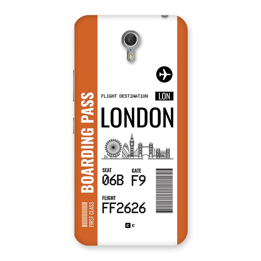 London Boarding Pass Back Case for Zuk Z1