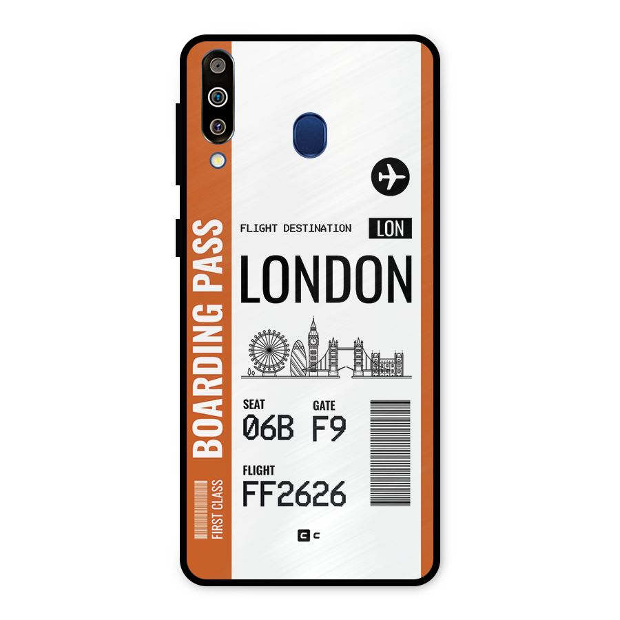 London Boarding Pass Metal Back Case for Galaxy M30