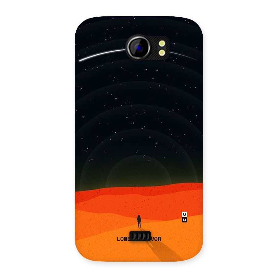 Lone Survivor Back Case for Canvas 2 A110