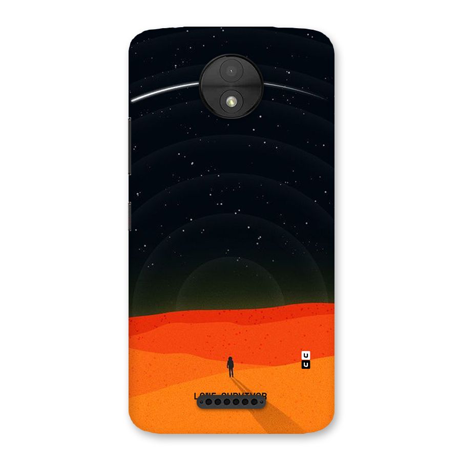 Lone Survivor Back Case for Moto C