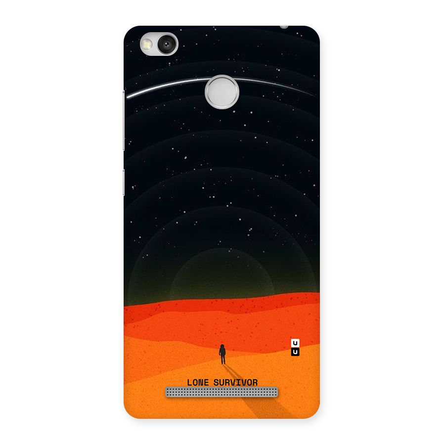 Lone Survivor Back Case for Redmi 3S Prime