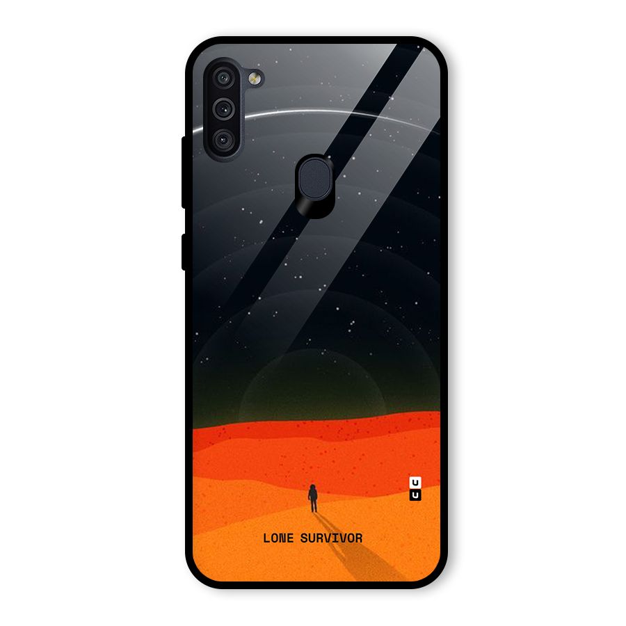 Lone Survivor Glass Back Case for Galaxy M11