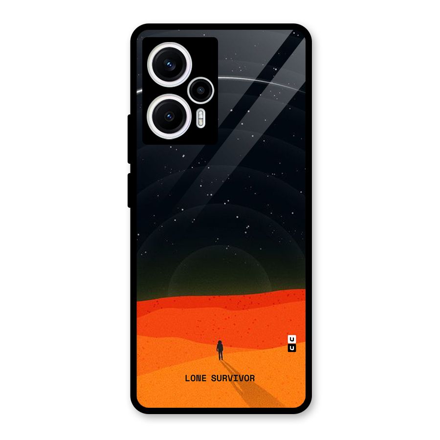 Lone Survivor Glass Back Case for Poco F5