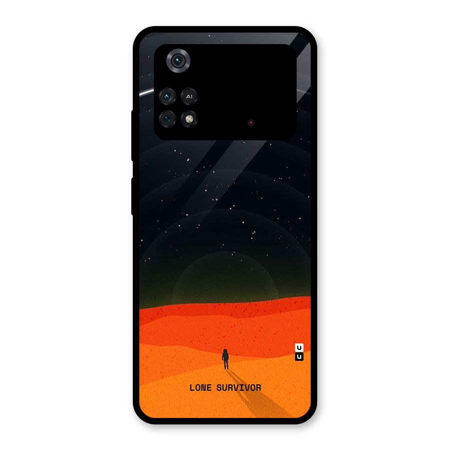 Lone Survivor Glass Back Case for Poco M4 Pro 4G