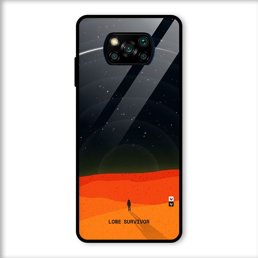 Lone Survivor Glass Back Case for Poco X3