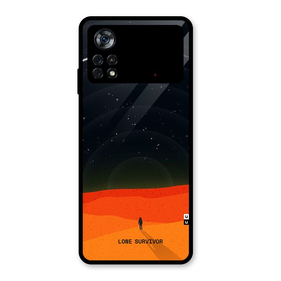Lone Survivor Glass Back Case for Poco X4 Pro 5G
