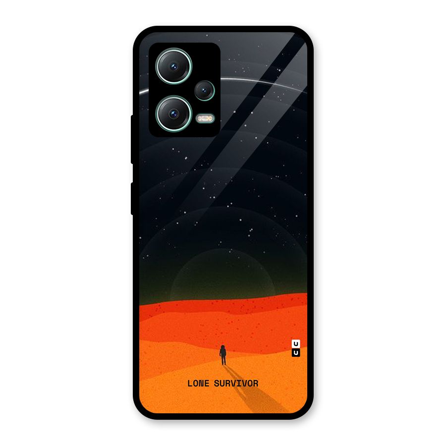 Lone Survivor Glass Back Case for Poco X5