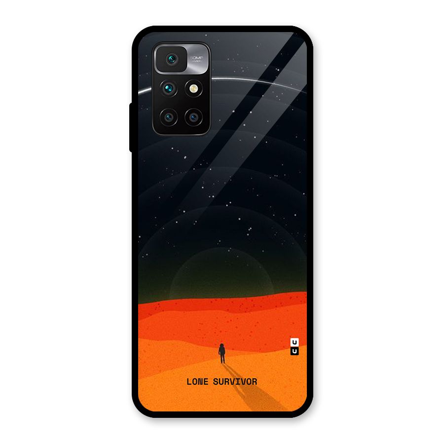 Lone Survivor Glass Back Case for Redmi 10 Prime