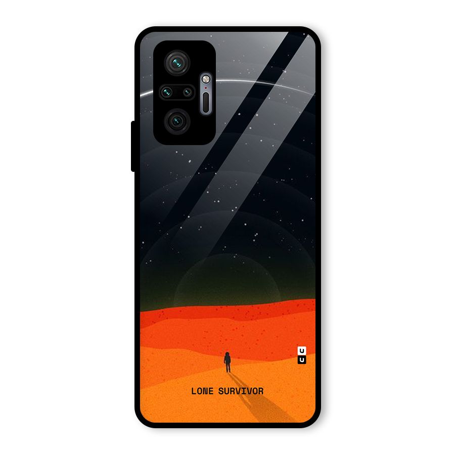 Lone Survivor Glass Back Case for Redmi Note 10 Pro