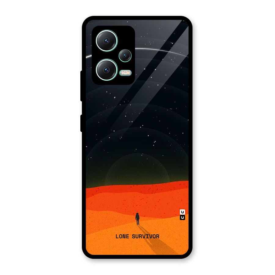 Lone Survivor Glass Back Case for Redmi Note 12 5G
