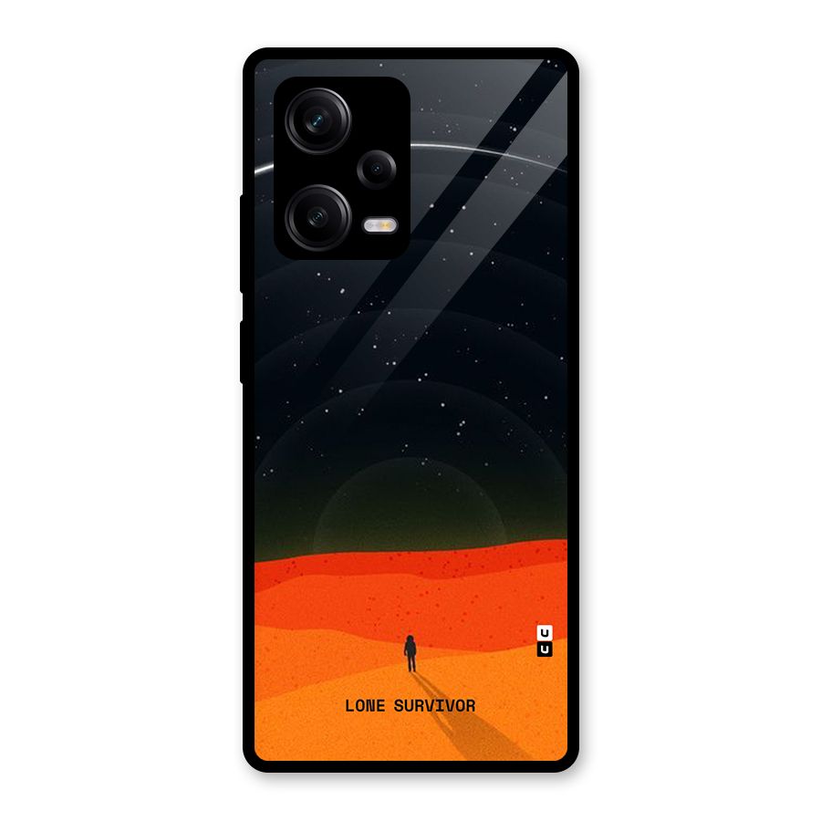 Lone Survivor Glass Back Case for Redmi Note 12 Pro