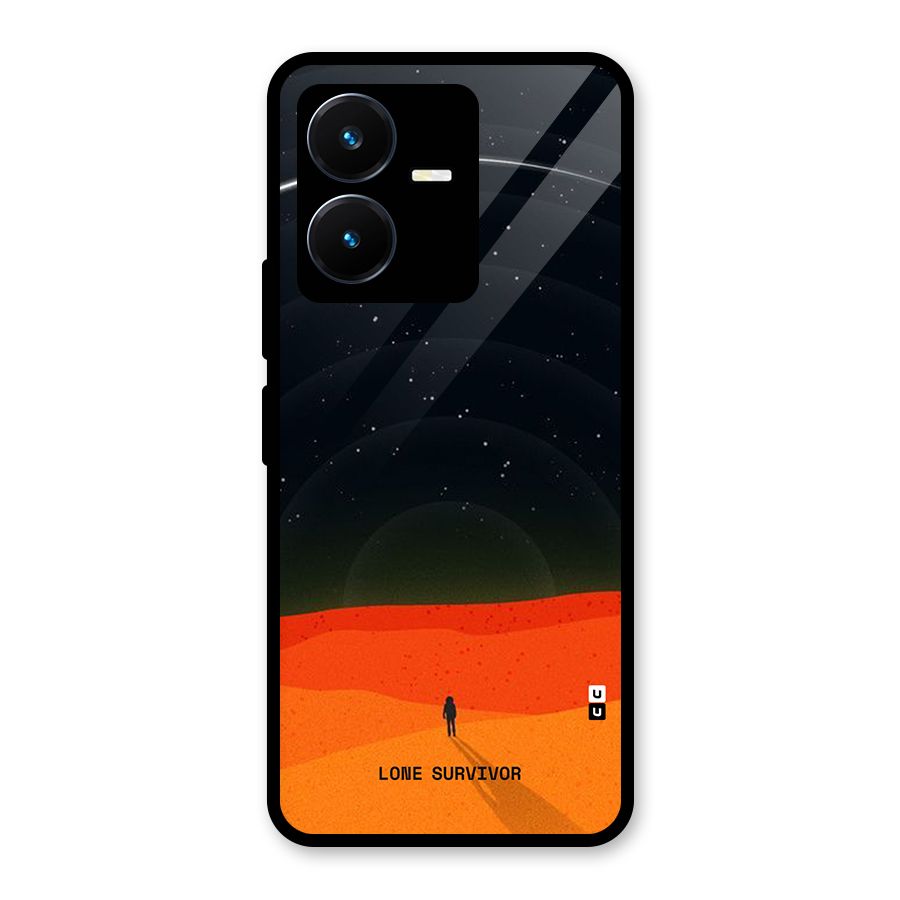 Lone Survivor Glass Back Case for Vivo Y22s