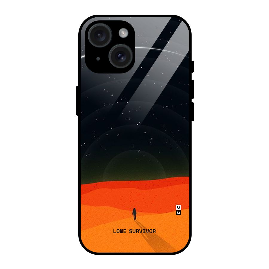 Lone Survivor Glass Back Case for iPhone 15
