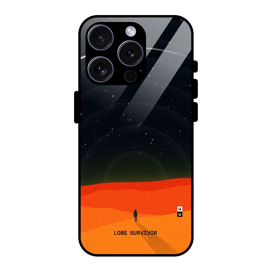 Lone Survivor Glass Back Case for iPhone 15 Pro