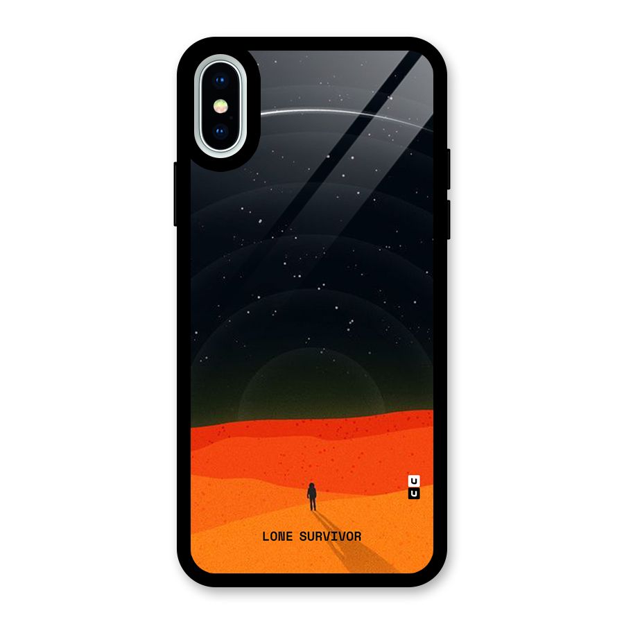 Lone Survivor Glass Back Case for iPhone XS