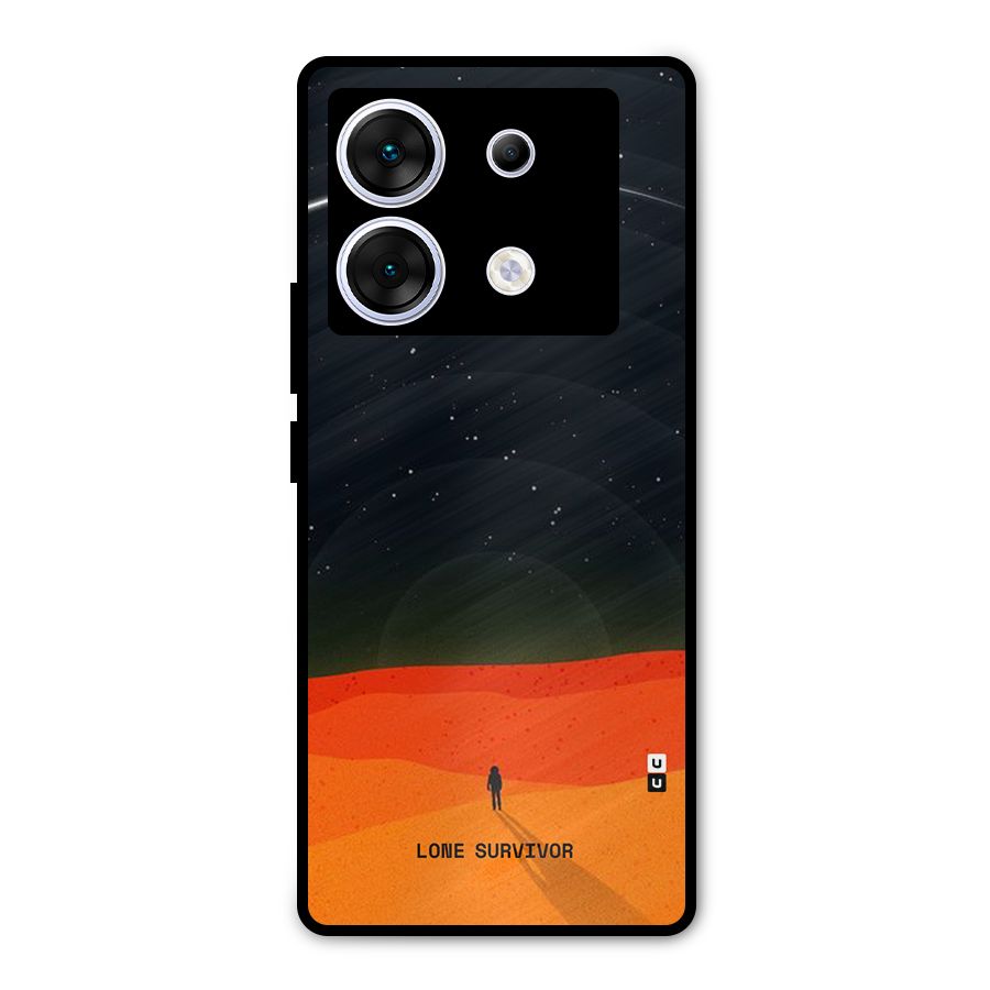 Lone Survivor Metal Back Case for Infinix Zero 30 5G