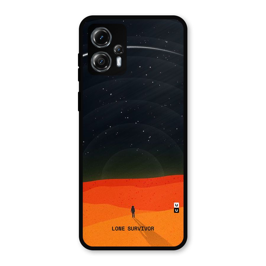 Lone Survivor Metal Back Case for Moto G13